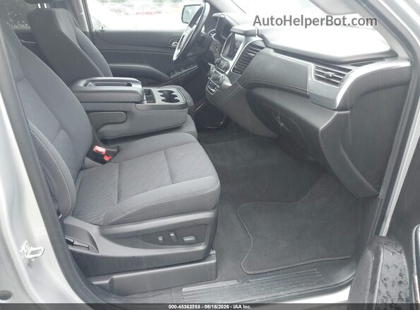 1GNSKAEC4LR117485 2020 CHEVROLET TAHOE Silver Widok wnętrza z przodu