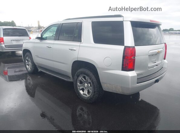 1GNSKAEC4LR117485 2020 CHEVROLET TAHOE Silver Tył lewy