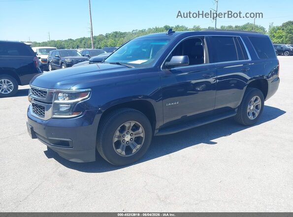 1GNSKAEC9JR338674 2018 CHEVROLET TAHOE Black Передня ліва чверть