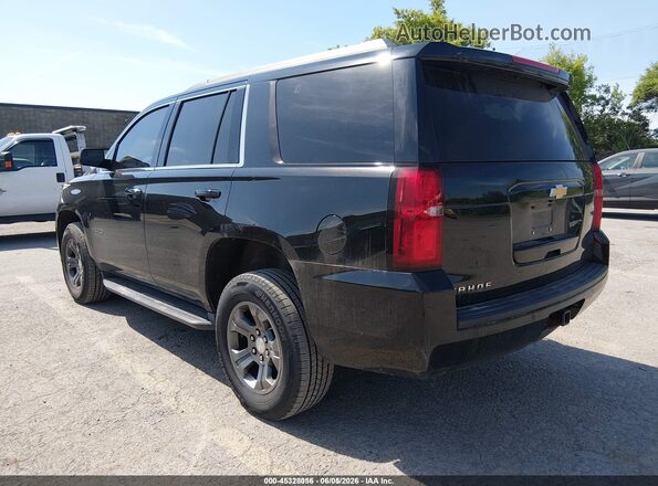 1GNSKAECXJR361204 2018 CHEVROLET TAHOE Black Հետևի ձախ