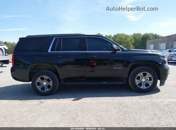 1GNSKAECXJR361204 2018 CHEVROLET TAHOE Black Սալոնի հետևի տեսք