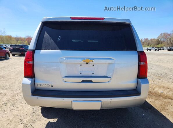 1GNSKAKC4HR123718 2017 CHEVROLET TAHOE Silver უკანა ხედი