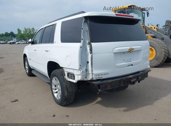 1GNSKBKC0KR120165 2019 CHEVROLET TAHOE White Rear left