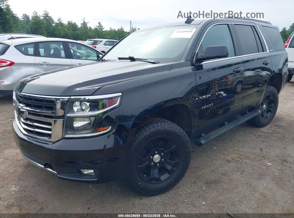 1GNSKBKC0LR152194 2020 CHEVROLET TAHOE Black წინა მარცხენა ხედი სამი მეოთხედიდან