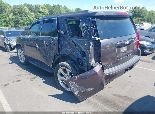 1GNSKBKC1GR140318 2016 CHEVROLET TAHOE Темно-бордовый Задняя левая четверть