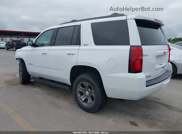 1GNSKBKC1JR324746 2018 CHEVROLET TAHOE White Rear left