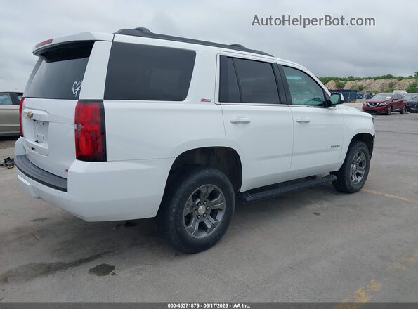 1GNSKBKC1JR324746 2018 CHEVROLET TAHOE White Rear right