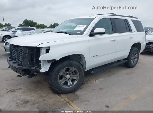 1GNSKBKC1JR324746 2018 CHEVROLET TAHOE White Front left