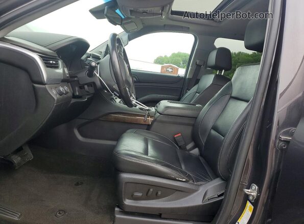 1GNSKBKC2JR181807 2018 CHEVROLET TAHOE Черный Вид салона спереди
