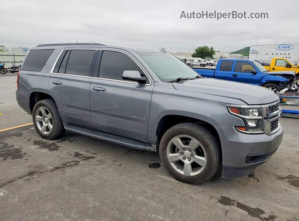 1GNSKBKC2KR106199 2019 CHEVROLET TAHOE Gray წინა მარჯვენა