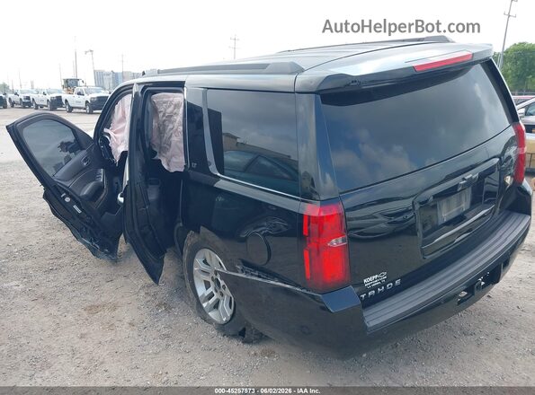 1GNSKBKC2LR256119 2020 CHEVROLET TAHOE Black Trasero izquierdo