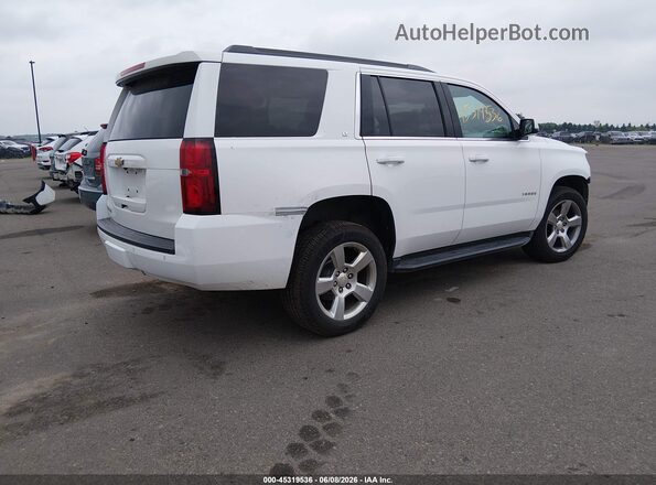 1GNSKBKC3GR236306 2016 CHEVROLET TAHOE White Rear right