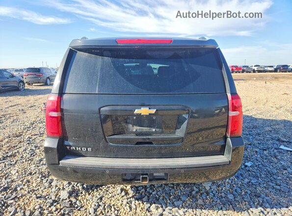 1GNSKBKC4HR137253 2017 CHEVROLET TAHOE Black Հետևի տեսք