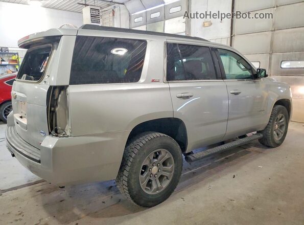 1GNSKBKC4JR141289 2018 CHEVROLET TAHOE Silver Tył prawy