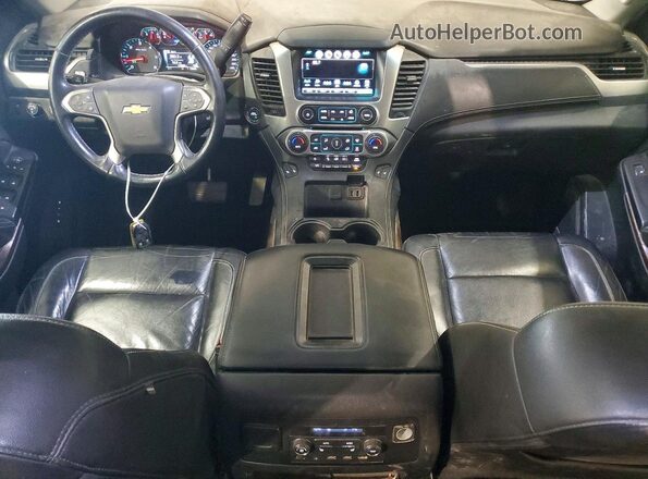 1GNSKBKC4JR141289 2018 CHEVROLET TAHOE Silver Widok deski rozdzielczej