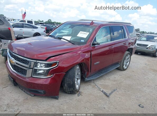 1GNSKBKC4KR273129 2019 CHEVROLET TAHOE Red Դիմացի տեսք
