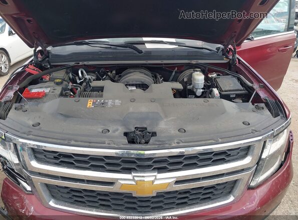 1GNSKBKC4KR273129 2019 CHEVROLET TAHOE Red Հետևի տեսք
