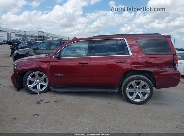 1GNSKBKC4KR273129 2019 CHEVROLET TAHOE Red Սալոնի 360 աստիճան տեսք