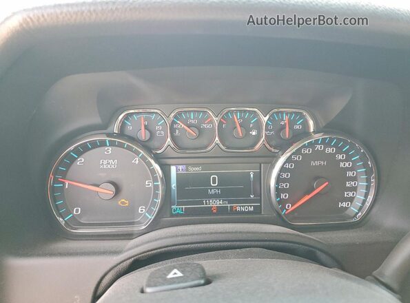 1GNSKBKC5GR110450 2016 CHEVROLET TAHOE Black Սարքավորումների վահանակի տեսք