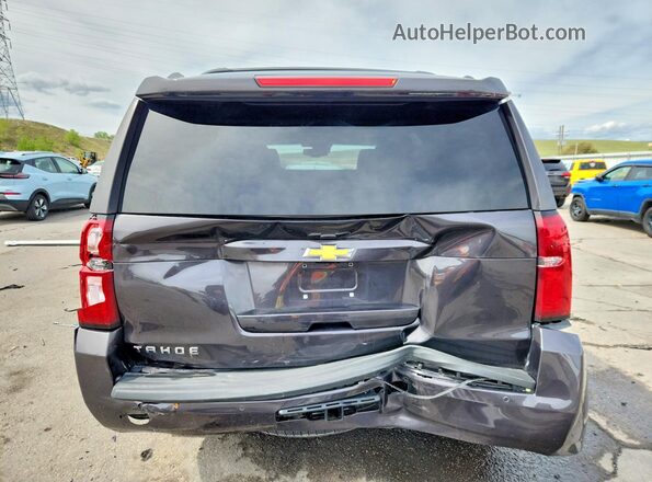 1GNSKBKC5GR433803 2016 CHEVROLET TAHOE Серый Вид сзади