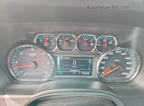 1GNSKBKC5GR433803 2016 CHEVROLET TAHOE Серый Вид щитка приборов