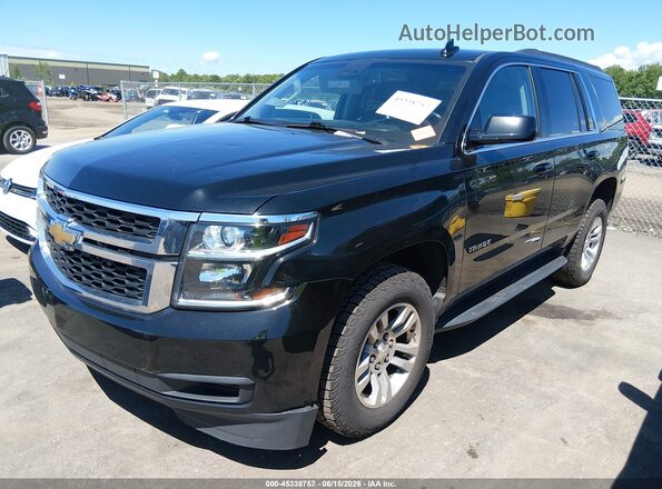 1GNSKBKC5KR376429 2019 CHEVROLET TAHOE Black Vista tres cuartos delantera izquierda