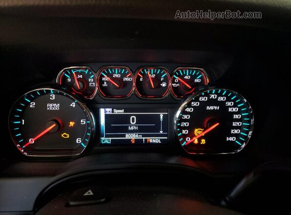 1GNSKBKC5LR133933 2020 CHEVROLET TAHOE Blue Widok zestawu wskaźników