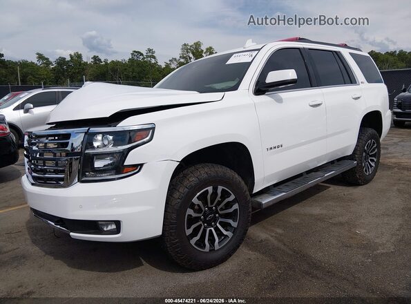 1GNSKBKC6GR221850 2016 CHEVROLET TAHOE White Առջևի ձախ երեք քառորդ տեսարան
