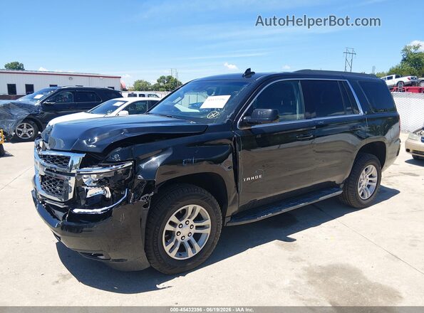 1GNSKBKC6KR347036 2019 CHEVROLET TAHOE Black Front left
