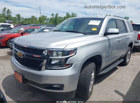 1GNSKBKC6KR403752 2019 CHEVROLET TAHOE Silver Przód lewy