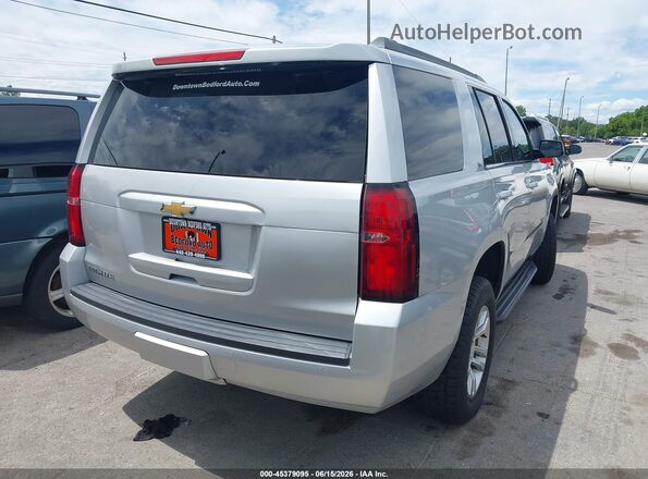 1GNSKBKC6KR403752 2019 CHEVROLET TAHOE Silver Tył prawy