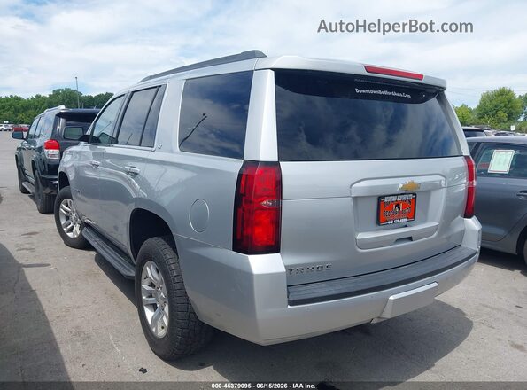 1GNSKBKC6KR403752 2019 CHEVROLET TAHOE Silver Tył lewy