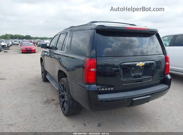 1GNSKBKC7GR116220 2016 CHEVROLET TAHOE Black Trasero izquierdo