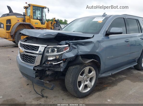 1GNSKBKC7GR349255 2016 CHEVROLET TAHOE Light Blue Вид спереди
