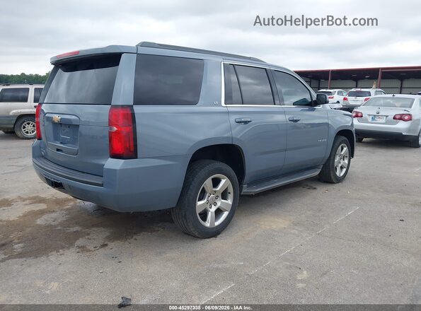 1GNSKBKC7GR349255 2016 CHEVROLET TAHOE Light Blue Задняя правая четверть