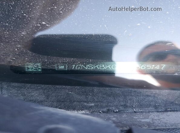 1GNSKBKC7GR365147 2016 CHEVROLET TAHOE Gray VIN sticker view