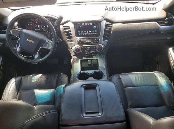 1GNSKBKC7JR135910 2018 CHEVROLET TAHOE Silver Vista del salpicadero