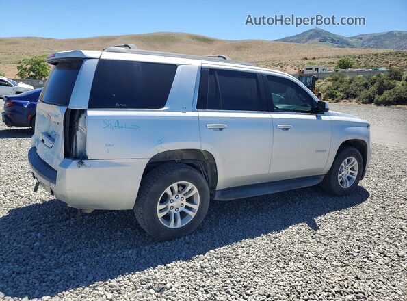 1GNSKBKC7JR135910 2018 CHEVROLET TAHOE Silver Trasero derecho