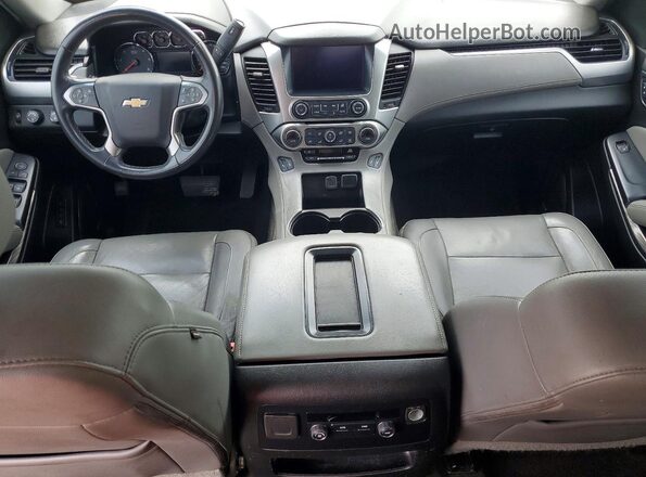 1GNSKBKC7JR340983 2018 CHEVROLET TAHOE Угольный Вид панели приборов
