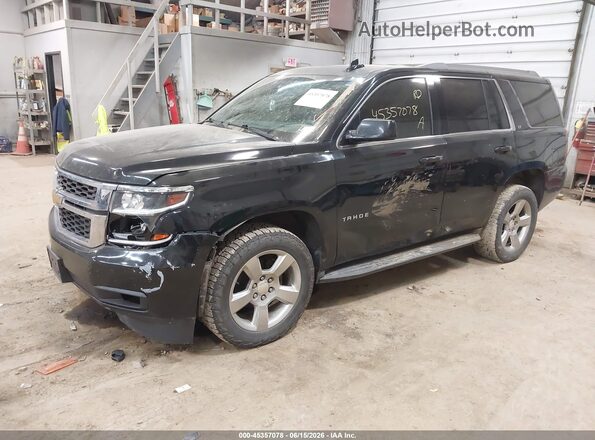 1GNSKBKC8GR333596 2016 CHEVROLET TAHOE Black Передня ліва чверть