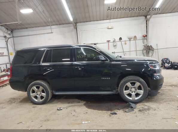 1GNSKBKC8GR333596 2016 CHEVROLET TAHOE Black Вид задньої частини салону