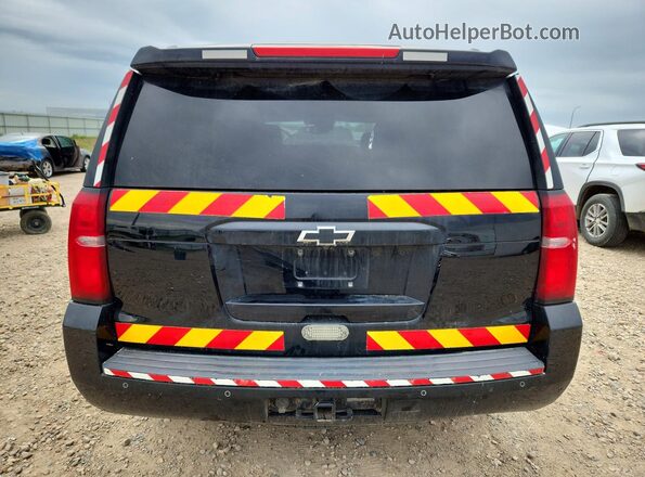 1GNSKBKC8JR117402 2018 CHEVROLET TAHOE Black Widok z tyłu