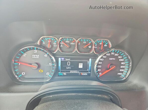 1GNSKBKC8JR117402 2018 CHEVROLET TAHOE Black Widok zestawu wskaźników