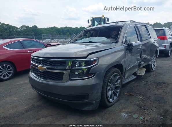 1GNSKBKC8KR333798 2019 CHEVROLET TAHOE Gray Widok z przodu
