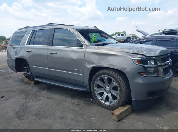 1GNSKBKC8KR333798 2019 CHEVROLET TAHOE Gray Widok zestawu wskaźników