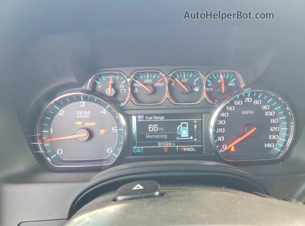 1GNSKBKC8LR151276 2020 CHEVROLET TAHOE Silver Instrument cluster view