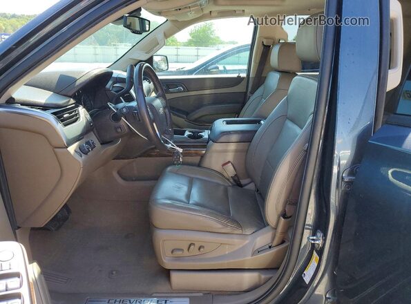 1GNSKBKC8LR291621 2020 CHEVROLET TAHOE Бирюзовый Вид салона спереди