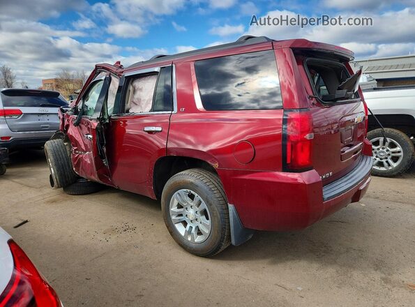 1GNSKBKC9GR284120 2016 CHEVROLET TAHOE Burgundy Задня ліва чверть