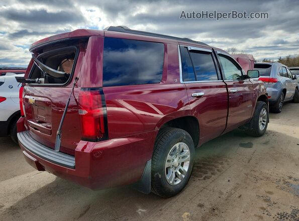 1GNSKBKC9GR284120 2016 CHEVROLET TAHOE Burgundy Задня права чверть