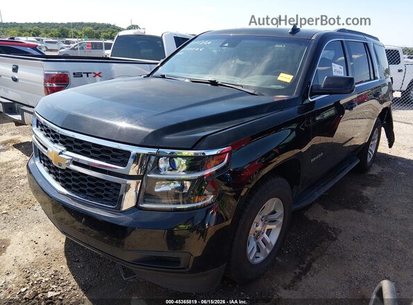 1GNSKBKC9HR243908 2017 CHEVROLET TAHOE Черный Передняя левая четверть
